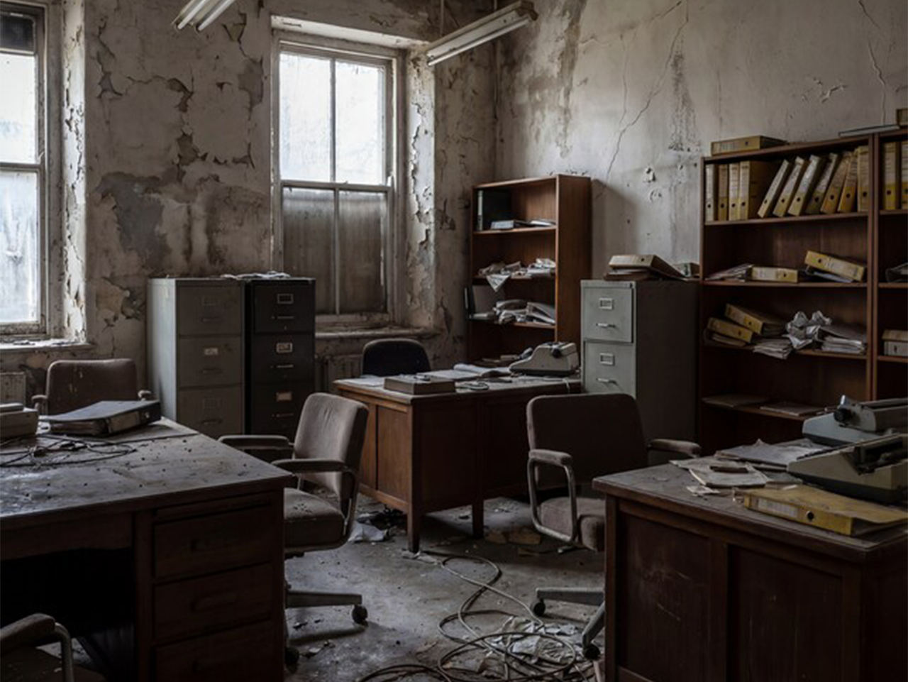 Bureaux avant travaux